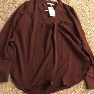 Maroon top
